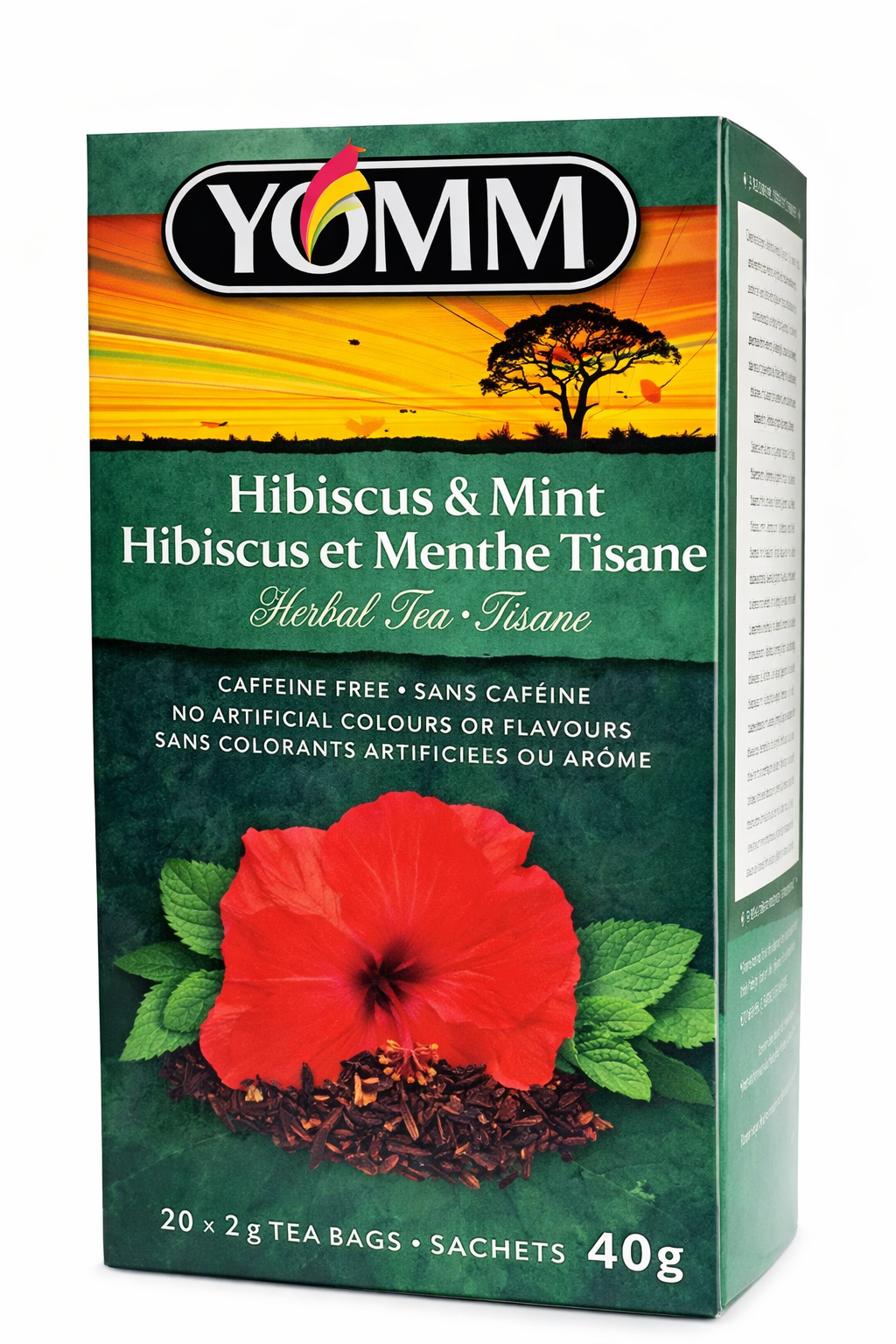 YOMM Hibiscus & MINT Teabags